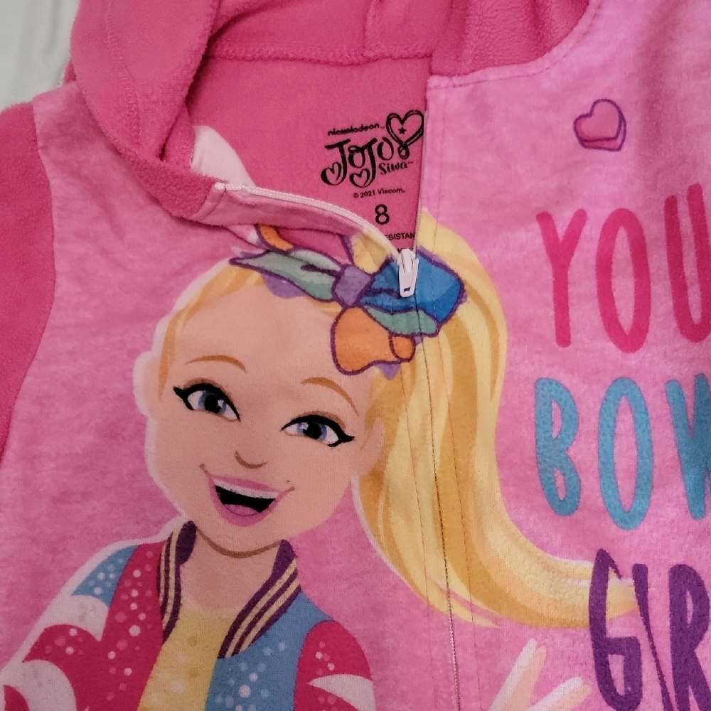 Pink JoJo Siwa Hoodie with Graphic Design